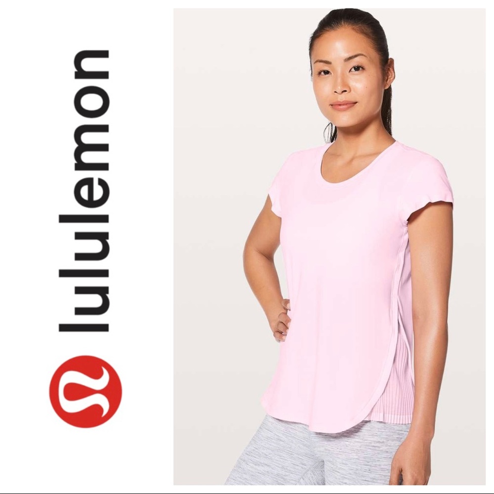 Lululemon Just Pleat It Short Sleeve
